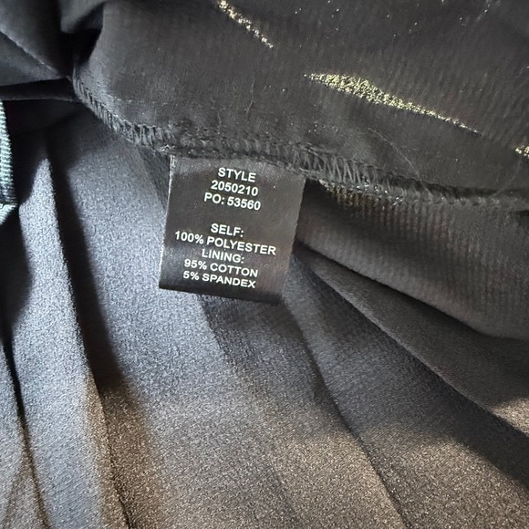 Current Air Metallic Pleated Mini Skirt Green Ruched Waist Side Zip Womens Small - Picture 4 of 7